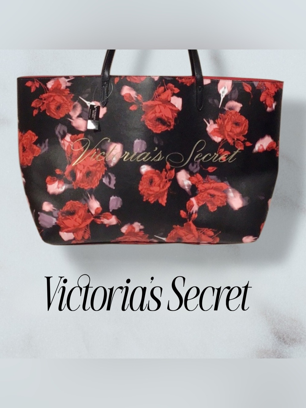 VICTORIAS SECRET Large Floral Tote Bag
Limited Edition 2019 NWT